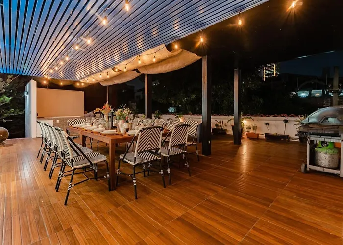 Ideal For Groups, Rooftop, Bbq, Walk To Reforma *